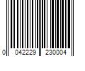 Barcode Image for UPC code 0042229230004