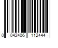 Barcode Image for UPC code 0042406112444. Product Name: Shure A58WS Windscreen for Ball Type Microphones, Black