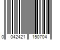 Barcode Image for UPC code 0042421150704