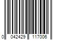 Barcode Image for UPC code 0042429117006. Product Name: Bulova Grand Prix