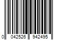 Barcode Image for UPC code 0042526942495. Product Name: Irwin 1954888 20-Oz Smoothed Face Steel Rip Claw Hammer