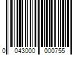 Barcode Image for UPC code 0043000000755. Product Name: Kraft Heinz Company MiO Strawberry Watermelon Sugar Free Water Enhancer  1.62 fl oz Bottle