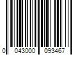 Barcode Image for UPC code 0043000093467. Product Name: Crystal Light Mixology Drink Mix  Watermelon Mango  Blackberry Mojito  Mai Tai  9 Packets (0.13 oz)
