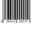 Barcode Image for UPC code 0043318000010. Product Name: Simple Green Industrial All-Purpose Cleaner and Degreaser, Concentrated, 5 gal., Pail