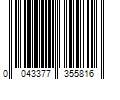 Barcode Image for UPC code 0043377355816. Product Name: Playmates Toys Inc Godzilla vs Kong 13  Mega Kong Figure with Lights & Sounds