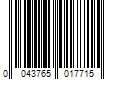 Barcode Image for UPC code 0043765017715. Product Name: Vornado Air LLC Vornado 62 Whole Room Air Circulator Floor Fan  13   Black (New)