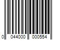 Barcode Image for UPC code 0044000000554. Product Name: Mondelez International Premium Unsalted Tops Saltine Crackers  16 oz