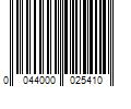 Barcode Image for UPC code 0044000025410. Product Name: Mondelez Global LLC Nabisco Oreo Peanut Butter Creme Chocolate Sandwich Cookies  15.25 oz
