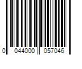 Barcode Image for UPC code 0044000057046