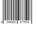 Barcode Image for UPC code 0044000077518. Product Name: Mondelez International Handi-Snacks RITZ Crackers  N Cheesy Dip Snack Packs  20 Snack Packs