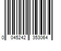Barcode Image for UPC code 0045242353064. Product Name: Milwaukee 1/16" Titanium SHOCKWAVE Drill Bit
