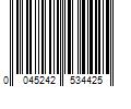 Barcode Image for UPC code 0045242534425. Product Name: Milwaukee 2-Pack FASTBACK Folding Utility Knife Set