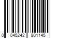 Barcode Image for UPC code 0045242801145. Product Name: Milwaukee 4" x 4" PACKOUT Magnetic Bin
