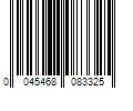 Barcode Image for UPC code 0045468083325