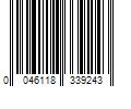 Barcode Image for UPC code 0046118339243