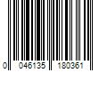 Barcode Image for UPC code 0046135180361