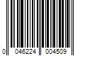 Barcode Image for UPC code 0046224004509