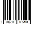 Barcode Image for UPC code 0046500035104