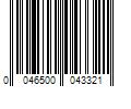 Barcode Image for UPC code 0046500043321