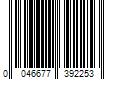Barcode Image for UPC code 0046677392253