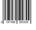 Barcode Image for UPC code 0047459500309