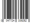 Barcode Image for UPC code 0047724339252. Product Name: allen + roth 84-in Floral Print Light Filtering Back Tab Single Curtain Panel Cotton | X852.01584ZBG