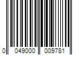 Barcode Image for UPC code 0049000009781. Product Name: The Coca-Cola Company Dasani Purified Water Bottles  16.9 fl oz  6 Pack