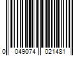 Barcode Image for UPC code 0049074021481. Product Name: SentrySafe Quick Access 1-Gun Biometric Gun Safe in Black | QAP1BE