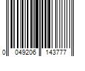 Barcode Image for UPC code 0049206143777. Product Name: CRAFTSMAN 57.25-in L Wood-Handle Welded Steel Garden Rake | CMXMLBA1500