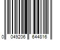 Barcode Image for UPC code 0049206644816