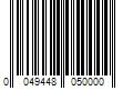 Barcode Image for UPC code 0049448050000. Product Name: Johnson Level & Tool Mfg  Co Inc Johnson Level & Tool Plumb Bob 5 oz. Steel Nickel Plated 05