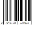 Barcode Image for UPC code 0049720021032