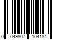 Barcode Image for UPC code 0049807104184. Product Name: Lucas Oil Products 1 qt. Multi-Vehicle Automatic Transmission Fluid, 6x1
