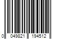 Barcode Image for UPC code 0049821194512. Product Name: Amerimax Drip Edge 2-in x 10-ft Galvanized Mill Finish Galvanized Steel Drip Edge | 5600200120FW