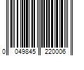 Barcode Image for UPC code 0049845220006. Product Name: Samsonite Minnie Mouse ID Tag