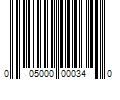 Barcode Image for UPC code 005000000340
