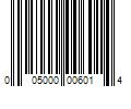 Barcode Image for UPC code 005000006014