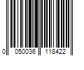 Barcode Image for UPC code 0050036118422