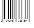 Barcode Image for UPC code 0050087325190