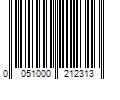 Barcode Image for UPC code 0051000212313
