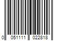 Barcode Image for UPC code 0051111022818. Product Name: 3M Ultimate Allergen Reduction Air Filter