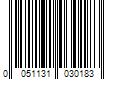 Barcode Image for UPC code 0051131030183. Product Name: 3M Wetordry Sandpaper  03018  400 Grit  3 2/3 inch x 9 inch  5/Pack