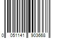 Barcode Image for UPC code 0051141903668. Product Name: 3M Hand-Masker 400 ft. x 9 ft. x 0.31 mil Painter's Plastic Plus