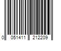 Barcode Image for UPC code 0051411212209