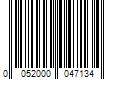 Barcode Image for UPC code 0052000047134. Product Name: PEPSICO  INC GATORADE ZERO POWDER 10PK FRUIT PUNCH
