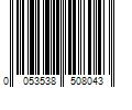 Barcode Image for UPC code 0053538508043. Product Name: SteelWorks 1/2" x 1/8" x 36" Steel Angle Stock