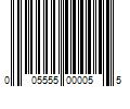Barcode Image for UPC code 005555000055. Product Name: Grown Alchemist Hand Wash Sweet Orange, Cedarwood & Sage in Sweet Orange, Cedarwood & Sage.