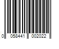 Barcode Image for UPC code 0058441002022