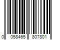 Barcode Image for UPC code 0058465807801. Product Name: CURTIS INTERNATIONAL LTD RCA 3.2 Cu Ft Single Door Mini Fridge RFR320  Black