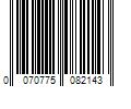 Barcode Image for UPC code 0070775082143. Product Name: Range Kleen Mfg Inc Range Kleen 16-Piece Replacement Knob Kit for 4 Knobs  Gas Ranges  Black